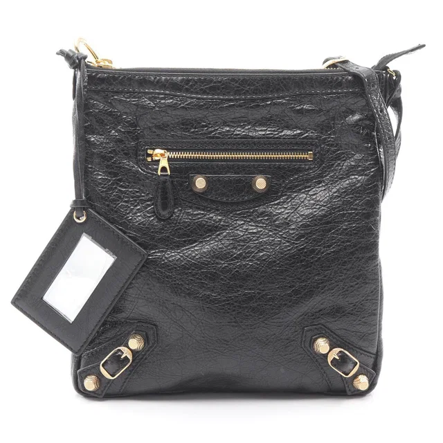 Balenciaga Classic Leather Shoulder Bag in Leather from LuxUness