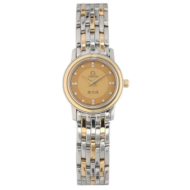 Omega De Ville Prestige 4370.16.00 22mm Bi-Colour Watch from H&T