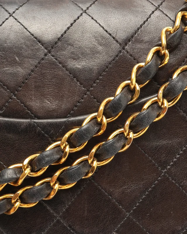 Chanel Classic Medium Double Flap Bag in Leather from A Retro Tale, photo 8 of 13