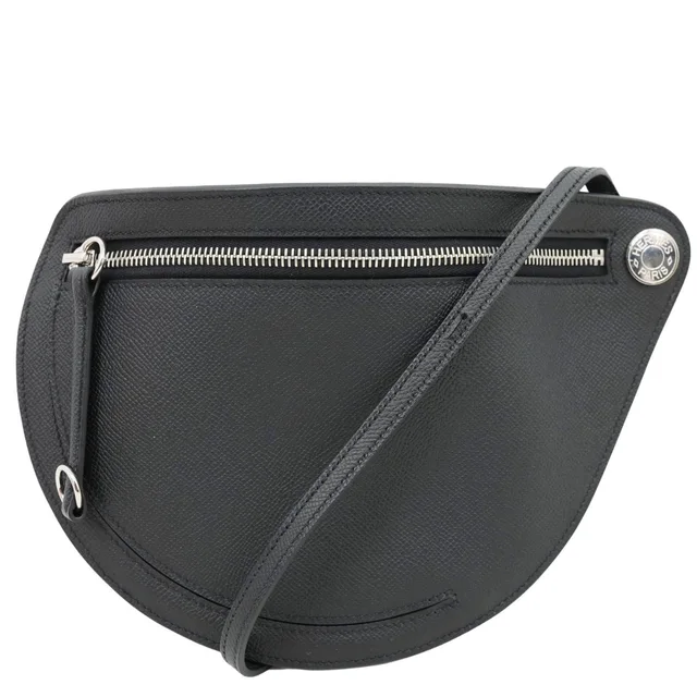 Hermès Petite Course Epsom Crossbody Bag Black in Black Epsom leather from Dallas Designer Handbags