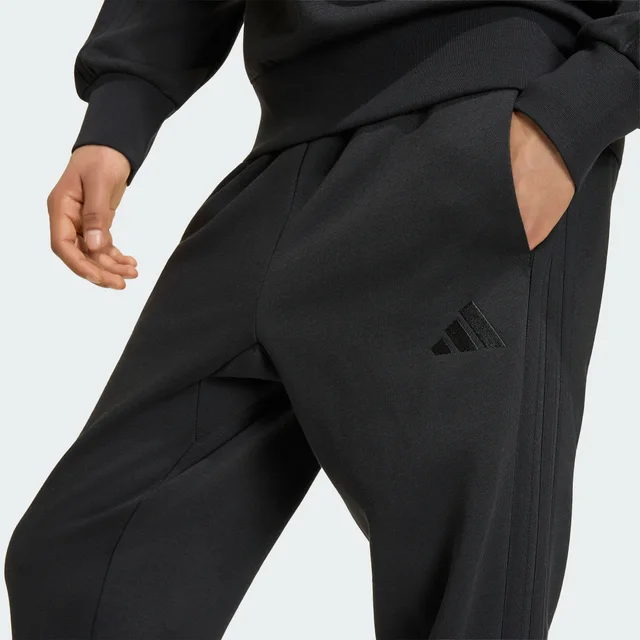 Adidas Essentials 3-Stripes Fleece Pants in Black, photo 5 of 6 from adidas (US)