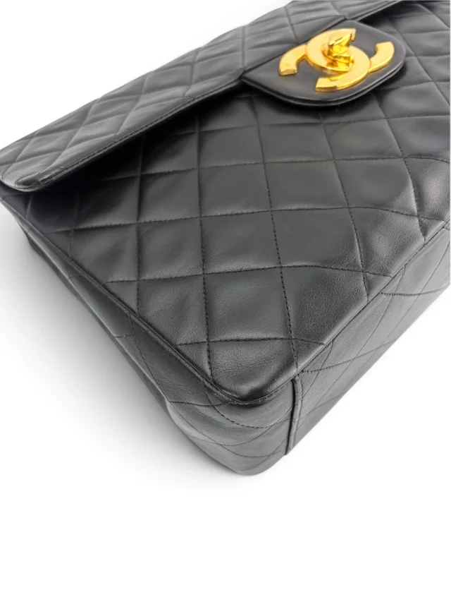 Chanel Vintage Maxi Single Flap in Lambskin from Season 2 Consign, photo 10 of 13