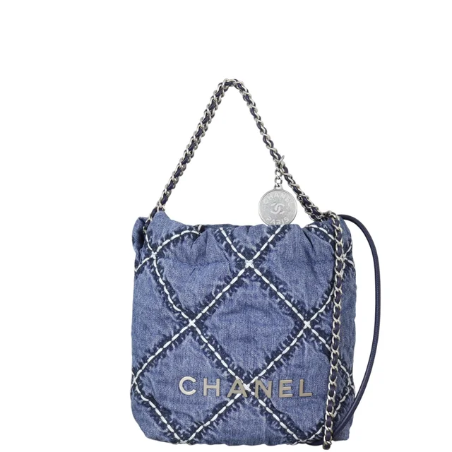 Chanel 22 Hobo Mini in Denim from Luxe.It.Fwd