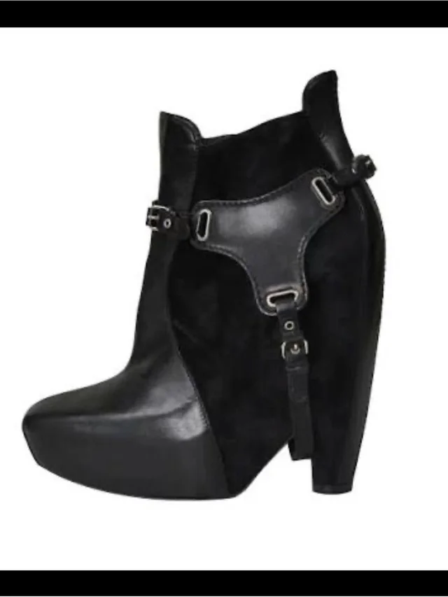 Balenciaga Harness Boots Nicolas Ghesquiere Aw2006 Rare in black from Poshmark