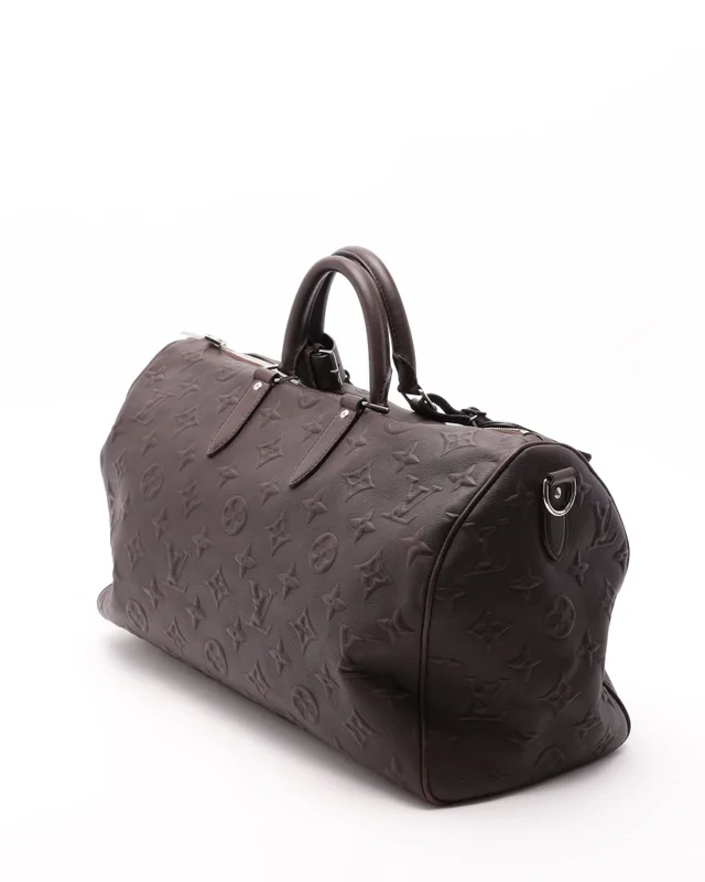 Louis Vuitton x Edun Revelation Keepall Bandoulière 45 Weekend Bag in Leather from A Retro Tale, photo 2 of 7