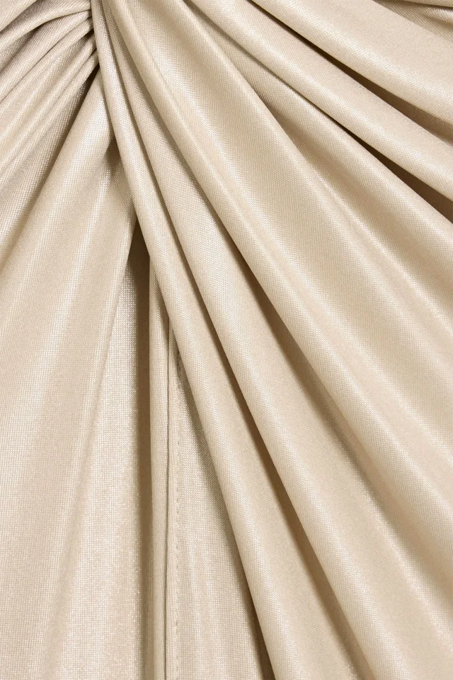Lapointe Draped cutout metallic stretch-jersey gown, photo 4 of 4 from THE OUTNET