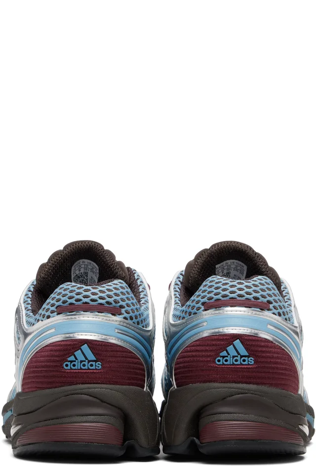 adidas Originals Blue & Burgundy Adistar Control 5 Sneakers, photo 2 of 4 from SSENSE
