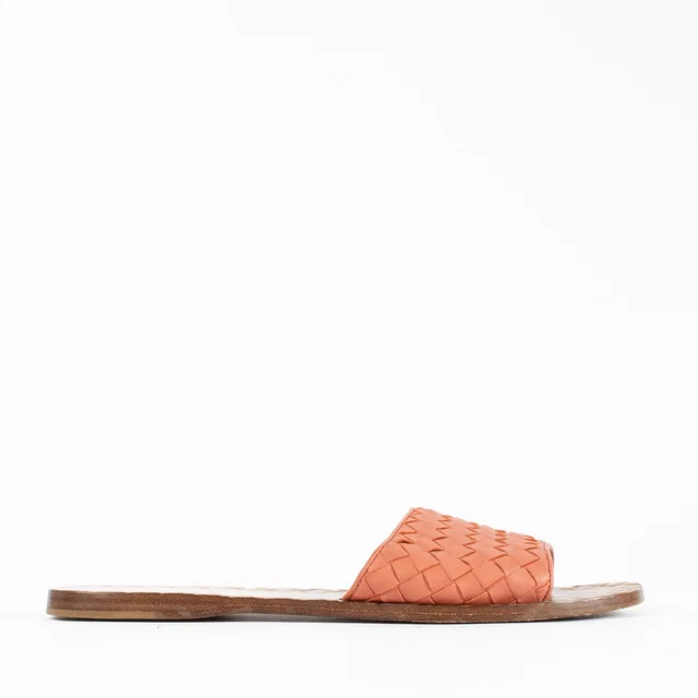 Bottega Veneta Pink Slides - Size 37 in Pink from Labellov