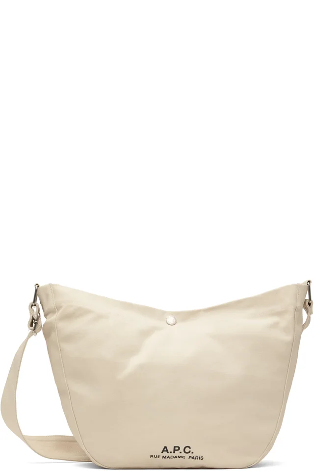 A.P.C. Off-White Journal Satchel, image 1 of 1 from SSENSE