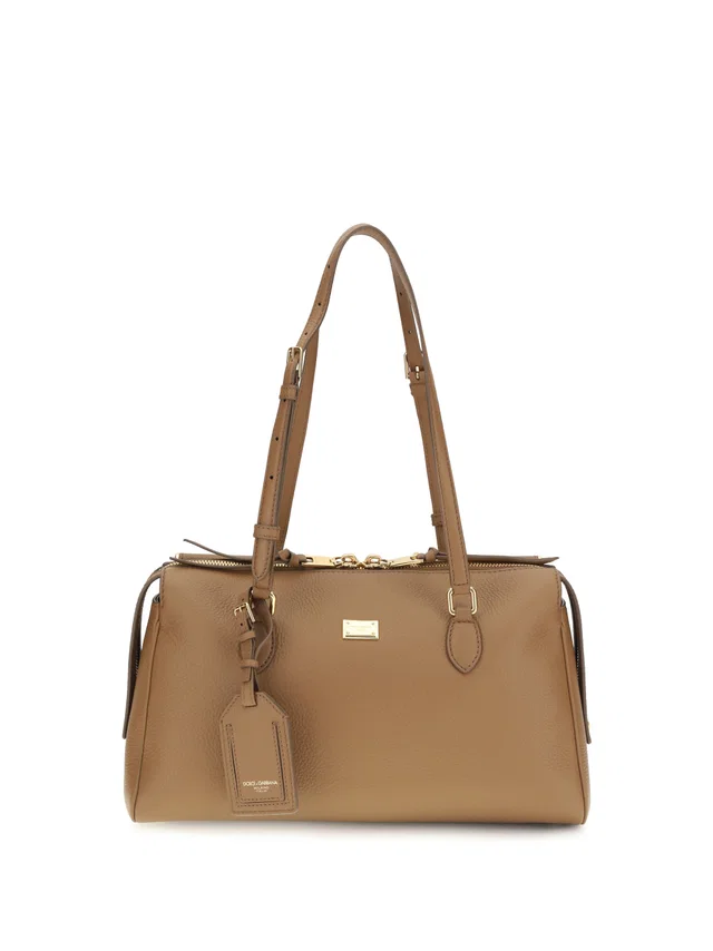 Dolce & Gabbana Shoulder Bag — Caramel Calf Leather in Calfskin from HEWI