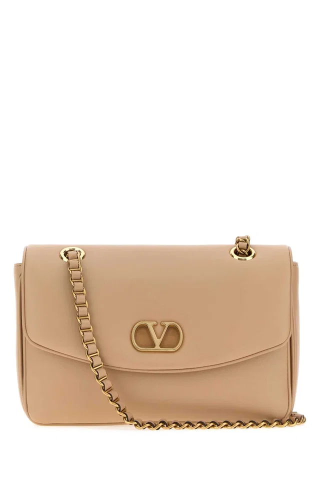 Valentino Garavani Djuna Shoulder Bag — Pink in Pink Leather from HEWI
