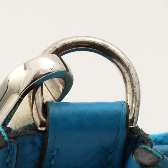 Hermès Evelyne TPM, 2017, Bleu Zanzibar in Blue Clemence leather from VINTAGE QOO TOKYO, photo 14 of 15