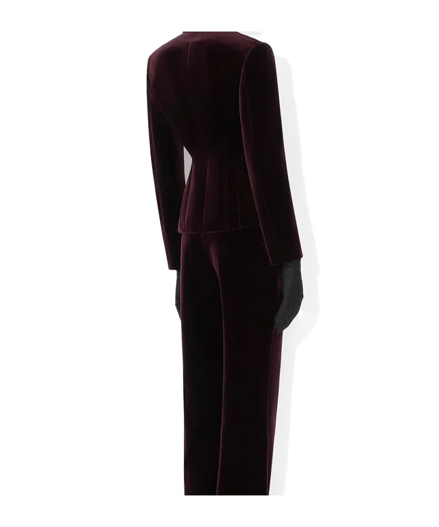 Alaïa Double-Breasted Velvet Jacket, photo 2 of 3 from SENSER