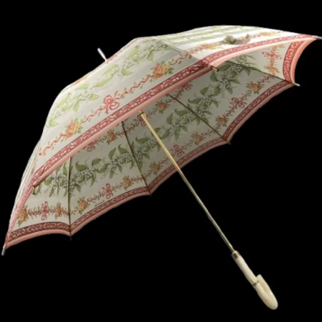 Dior Vintage Floral Parasol Umbrella in green|pink from Poshmark