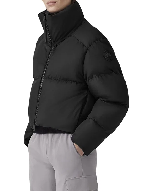 Canada Goose Garnet Cropped Puffer Coat, image 1 of 1 from Gilt