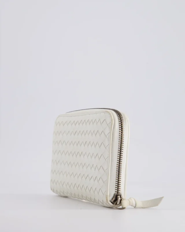 Bottega Veneta Intrecciato Wallet in White Woven leather from Sellier, photo 12 of 12