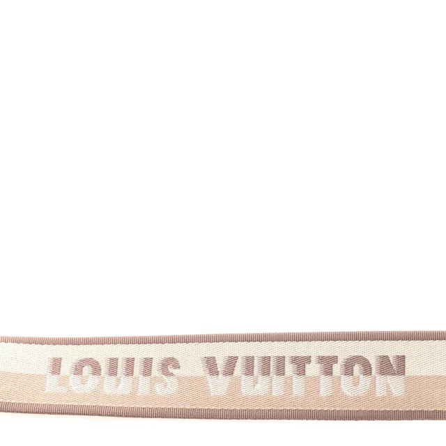 Louis Vuitton Jacquard Speedy Bandouliere 20 Shoulder Strap Beige in Beige Leather from FASHIONPHILE, photo 4 of 5