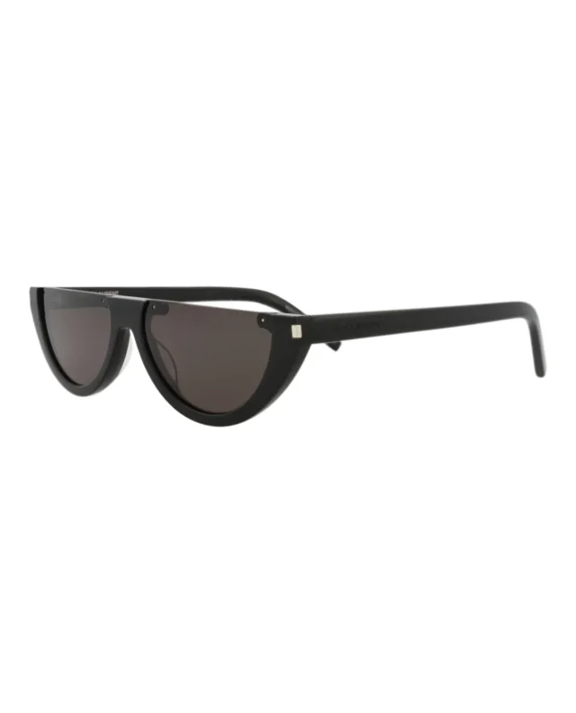 SAINT LAURENT Cat Eye-Frame Recycled Acetate Sunglasses in black, photo 2 of 5 from ShopSimon