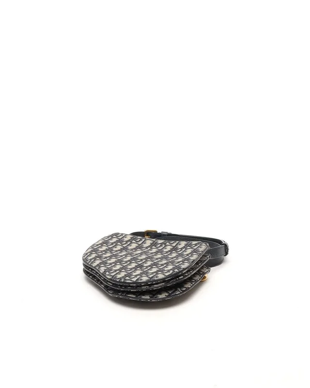 Dior Saddle Oblique Trio Pouch Bag in Canvas from A Retro Tale, photo 4 of 7