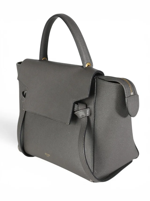 Celine Micro Belt Bag in Grey Leather from Season 2 Consign, photo 2 of 8
