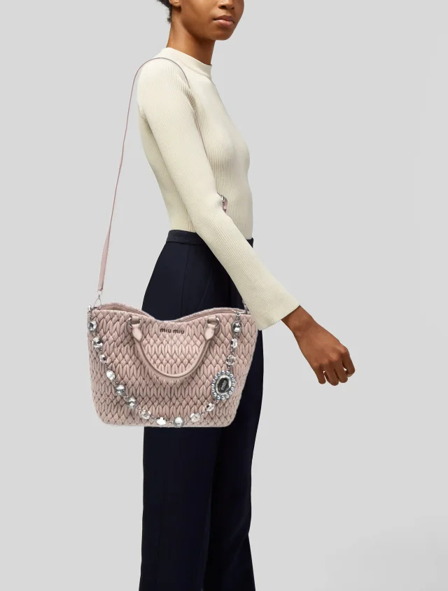 Miu Miu Top Handle Bag in Leather from The RealReal, photo 2 of 6