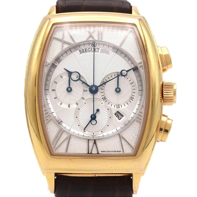 Breguet Heritage Chronograph Pink Gold Automatic in Pink Crocodile from LuxUness