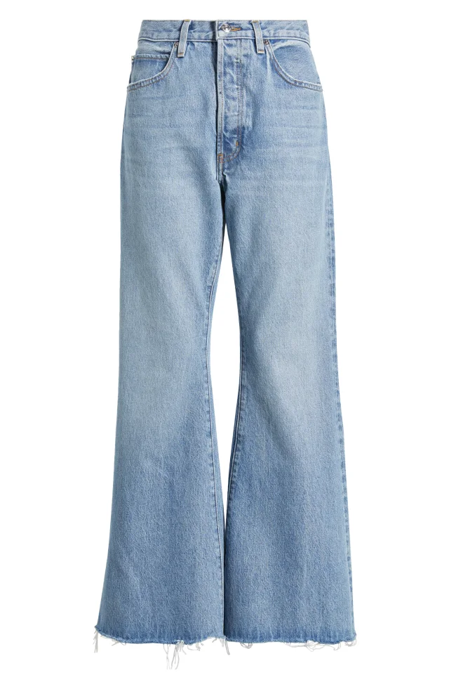 FRAME The Pixie Lax Frayed High Waist Flare Jeans, photo 5 of 6 from Nordstrom Rack