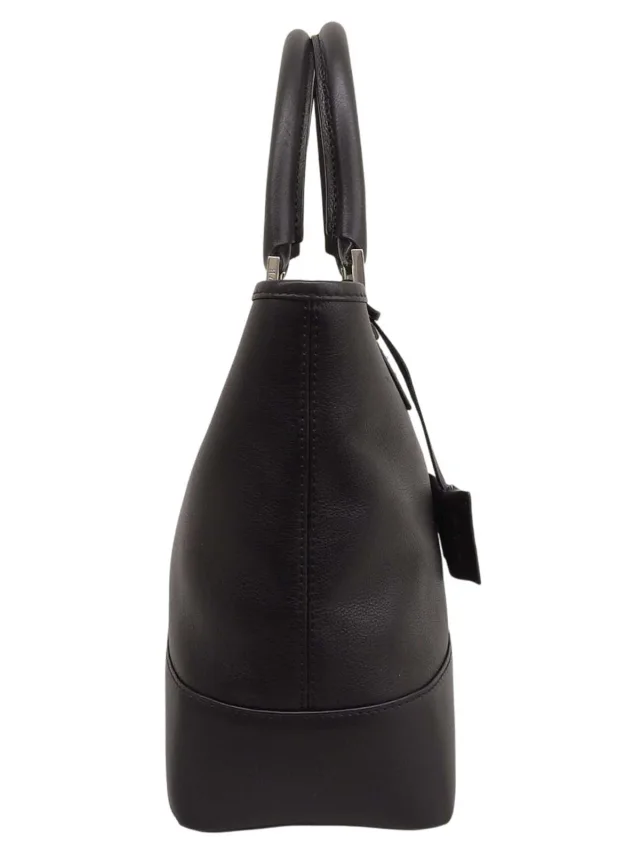 Loewe Anagram Embossed Frost Tote Bag Black from VINTAGE QOO TOKYO, photo 3 of 10
