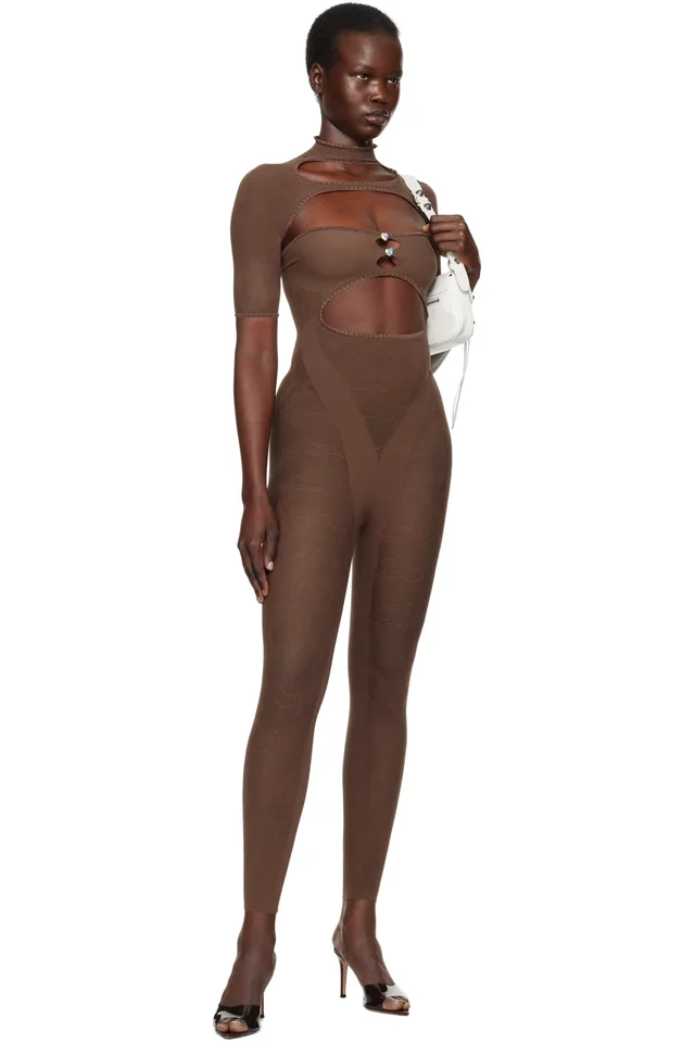 Poster Girl Brown Vanderhoof Jumpsuit, photo 4 of 4 from SSENSE