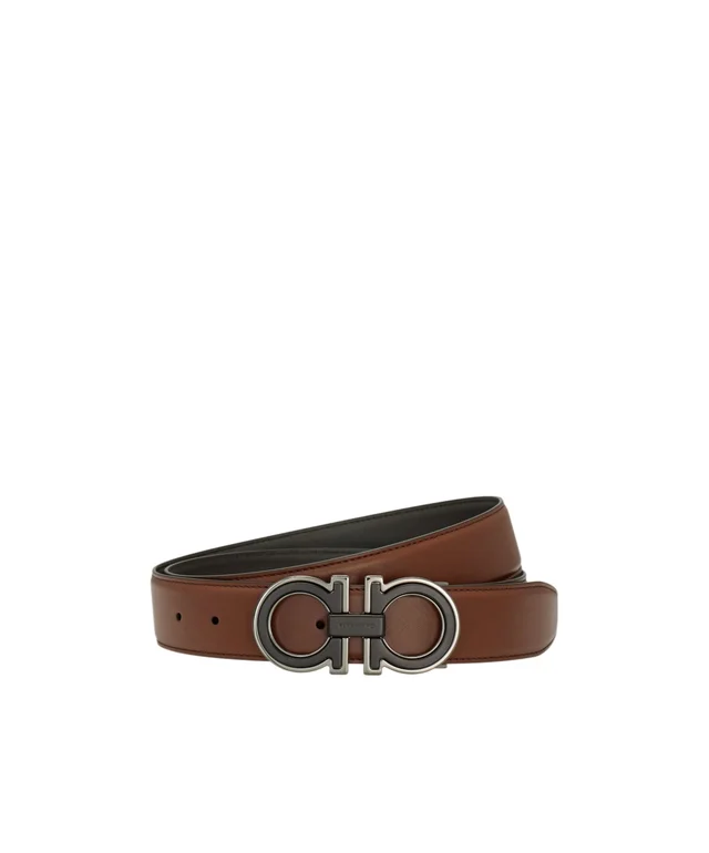 Salvatore Ferragamo Reversible and adjustable Gancini belt, photo 2 of 5 from SENSER