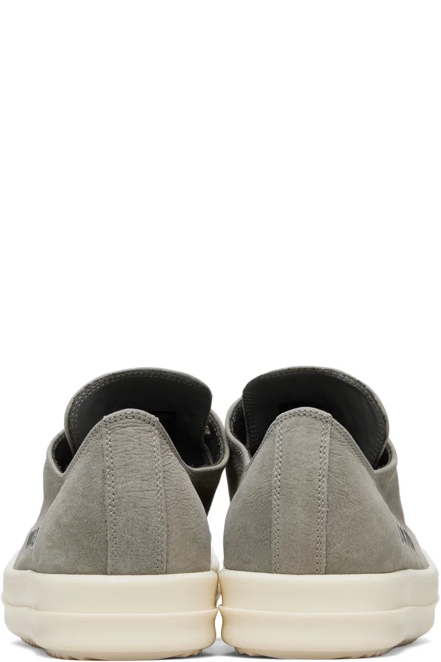 Rick Owens Khaki Temple Extreme Low Sneakers, photo 2 of 5 from SSENSE