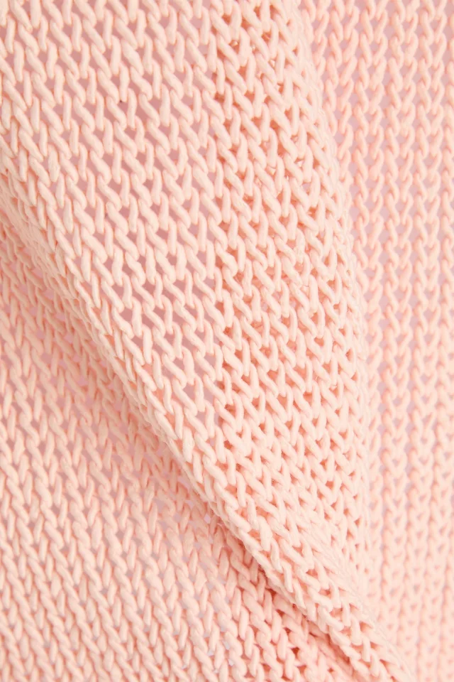 Vince Cotton-Blend Crew Neck Sweater in Pink, photo 4 of 4 from THE OUTNET