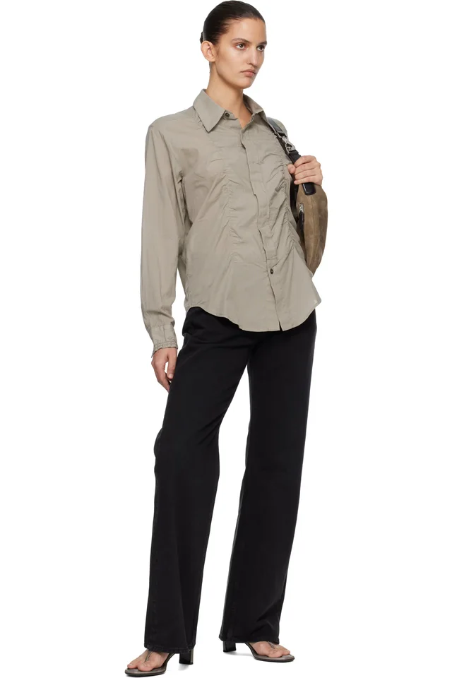 OUR LEGACY Black Wata Cut Jeans, photo 4 of 4 from SSENSE