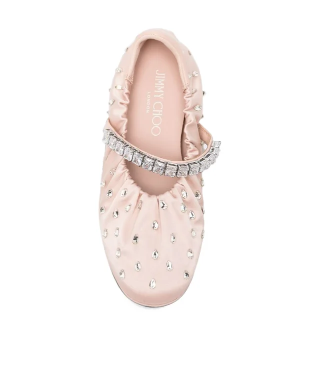 Jimmy Choo Jade Embellished Ballet Flats, photo 2 of 2 from SENSER
