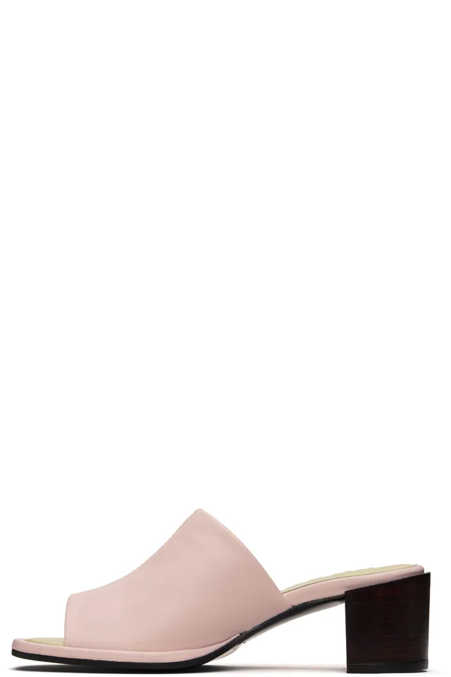 BY FAR Pink Francisco Heeled Sandals, photo 3 of 5 from SSENSE