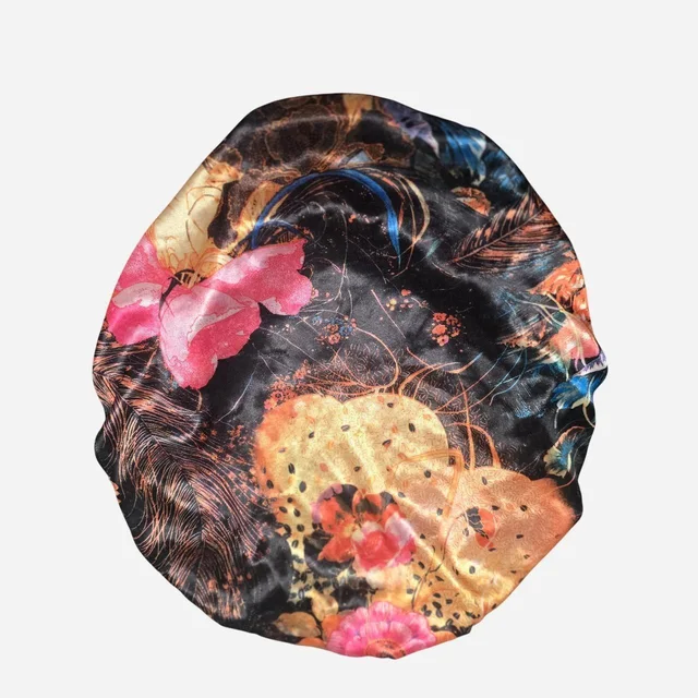 Mulberry Women's Hat - Multi/Black in black|multicolor from Depop, photo 2 of 4