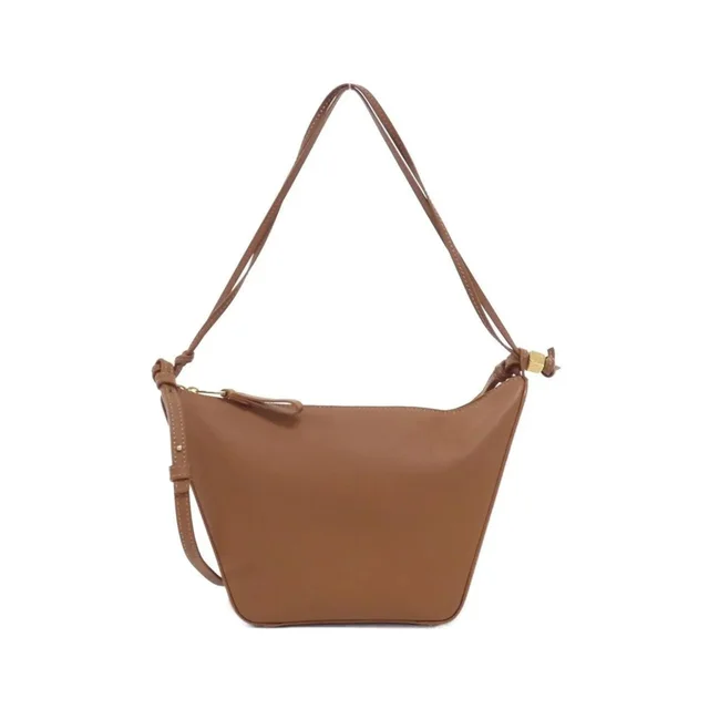 Loewe Hammock Hobo Handbag Mini A538g13x01 Shoulder Bag in Brown in red|brown Leather from Grailed