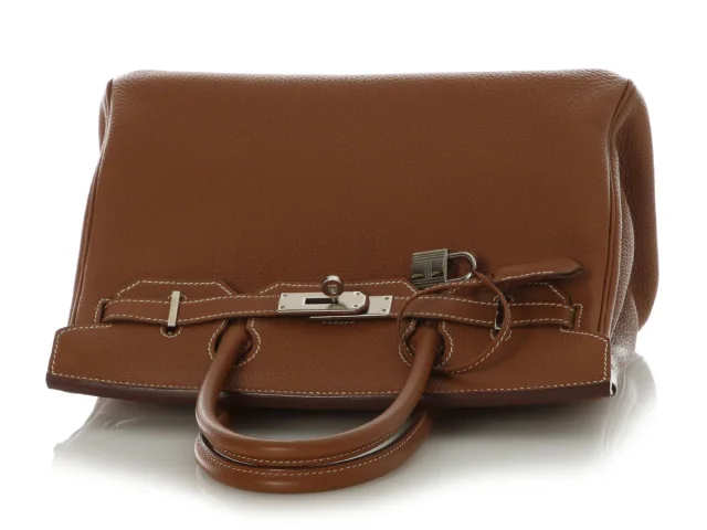 Hermès Gold Togo Birkin 30 in Gold Togo leather from Ann's Fabulous Finds, photo 7 of 11