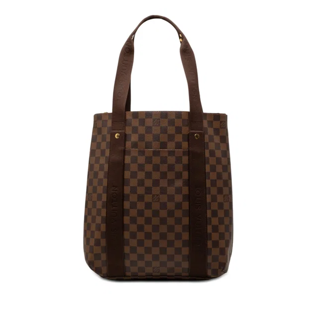 Brown Louis Vuitton Damier Ebene Cabas Beaubourg Tote Bag in Brown Canvas from Designer Revival