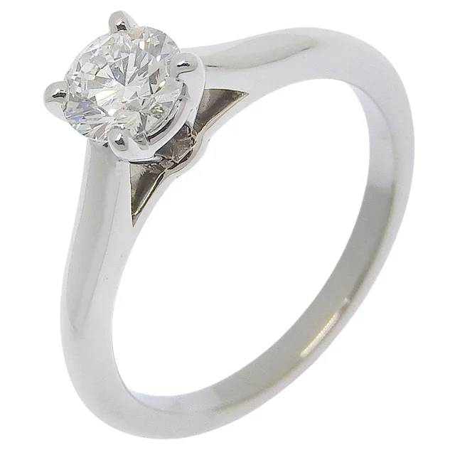 Cartier Solitaire.46 Vs1 EX Platinum Diamond Ring from The Reluxe