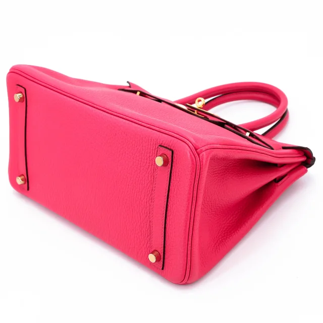 Hermès Birkin 30 Rose Extreme (I6) in Pink Clemence leather from Ginza Xiaoma, photo 4 of 4