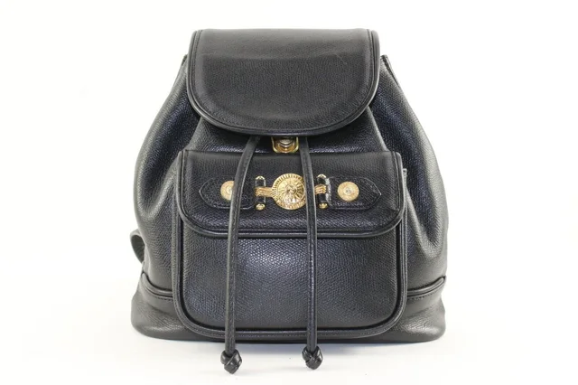 Versace Leather Backpack in Leather from Bagriculture