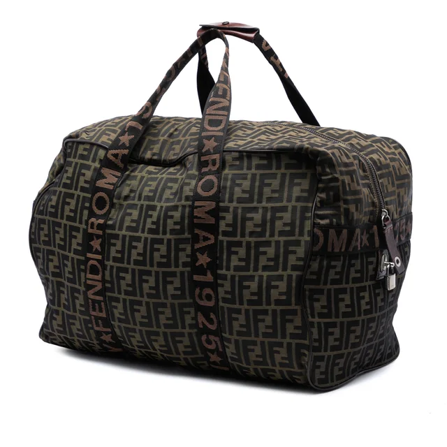 Brown Fendi Zucca Canvas Roma 1925 Travel Bag in Brown Canvas from Designer Revival, photo 2 of 2