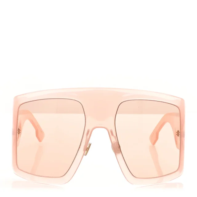 Dior Acetate DiorSo Light 1 Shield Sunglasses Pink in Pink from FASHIONPHILE, photo 2 of 7