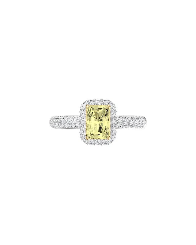 Lab Grown Diamonds 14K 2.50 ct. tw. Lab-Grown Diamond Halo Engagement Ring, image 1 of 1 from Gilt