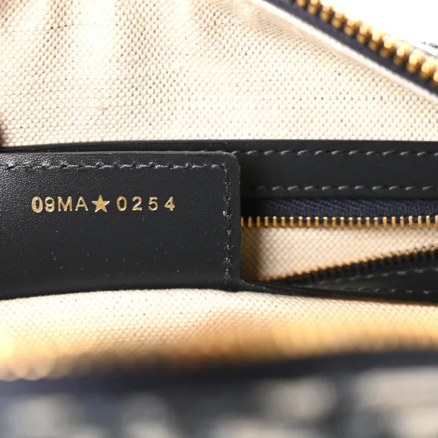 Dior Oblique Groove 25 Bag Blue in Blue Coated canvas from FASHIONPHILE, photo 7 of 10