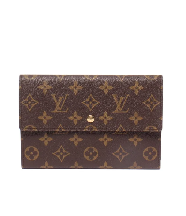 Louis Vuitton Wallet Trifold Passport Case Pochette Monogram from The Reluxe