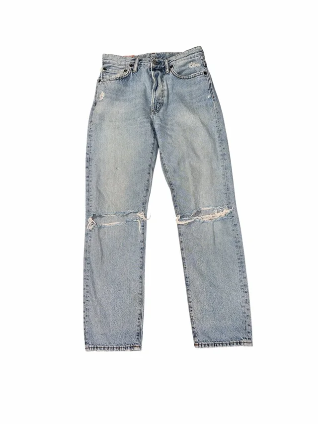 Acne Studios Studio Vintage Y2k Distressed Straight Leg Jeans, Size 26 in blue Denim from Poshmark