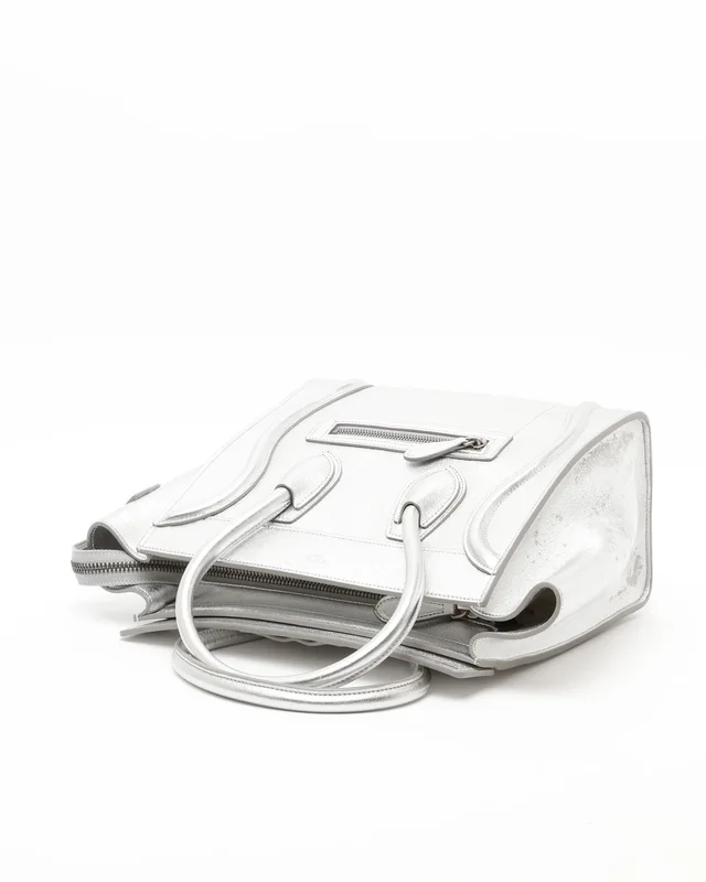 Celine Micro Luggage Tote Bag in Leather from A Retro Tale, photo 5 of 8
