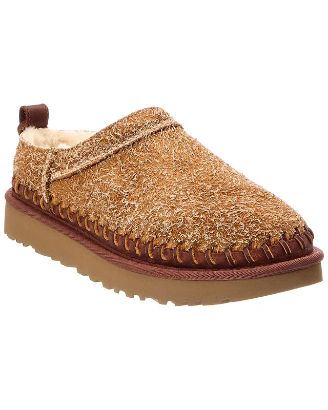 UGG W Classic Micro Biarritz Suede & Leather Mule, image 1 of 1 from Rue La La